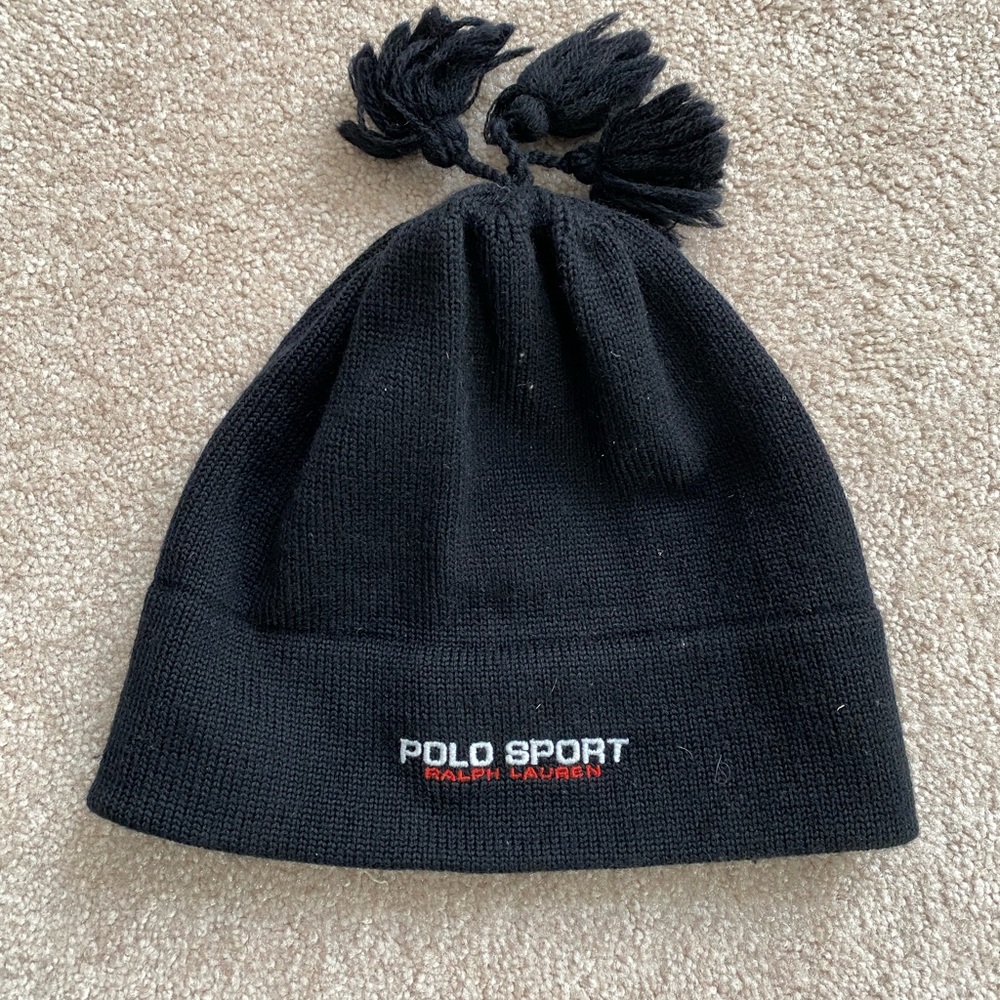 Polo sports knit hat